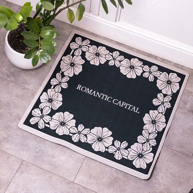 Килимок діатомітовий Romantic Capital 58*58 см універсальний HP-42-4, Черный