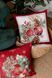 Наволочка гобеленова PRESENT Шишки 45х45 см, Червоний