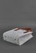 Фетрова жіноча сумка-кроссбоді Blackwood з шкіряними коричневими вставками, натуральна шкіра краст, еко-фетр
