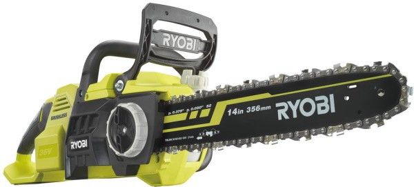 Ryobi Пила ланцюгова RY36CSX35A-0 акумуляторна, 36В, Oregon 35см, 3/8 ", 4.0кг (без АКБ і ЗП)