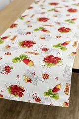 Доріжка на стіл Radish 136х40 см, Бежевий, Новорічний