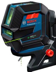 Лазерный нивелир Bosch Professional GCL 2-50 G в чемодан + держатель RM 10 + зажим DK 10 (0601066M02)