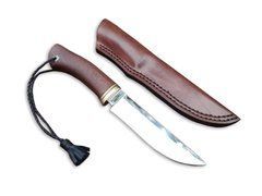 Ніж 260 мм 140x32x3,8 мм, сталь 90х18, 59 HRC (Knife_90x18_140), Червоний