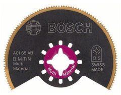 Сегментированный пильный диск Bosch BIM-TiN ACI 65 AB Multi Material