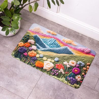 Килимок діатомітовий з 3D-ефектом Dreamscape Bloom 38*58 см універсальний HP-42-32, Разные цвета