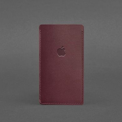 Шкіряний чохол для iPhone 11 Бордовий, Бордовый