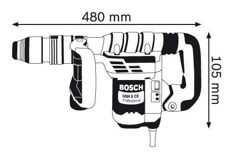 Відбійний молоток Bosch GSH 5 CE