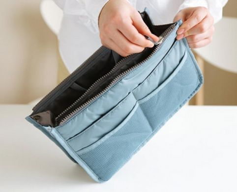 Органайзер сумка в сумку Bag in bag maxi блакитний, Блакитний