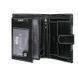 Кошелек мужской кожаный LOREN N4L-DDG-BOX-9004 черный с серым