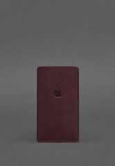 Шкіряний чохол для iPhone 11 Бордовий Crazy Horse, Бордовый