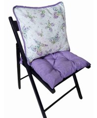 Подушка для стільця Однотон Butterflies 40х40, Фиолетовый