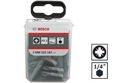 Насадки-биты Bosch Extra Hart PZ2 (25 шт)