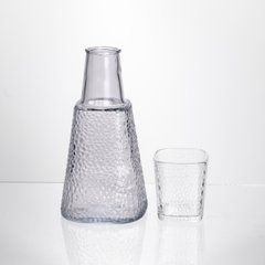 Кувшин 1 литр со стаканом 1 шт по 200 мл Прозрачный HP-19-PYF-3