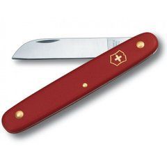 Ніж для саду Victorinox Floral Knife 100мм/1функ/красн мат(блістер) (Vx39050.B1), Червоний