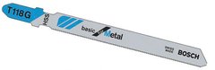Пилочка для лобзика Bosch Basic for Metal T 118 G, 2 шт (2609256731)