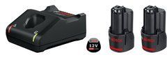Набір BOSCH АК GBA 2х 12V 3.0Аг, ЗП GAL 12V-40 (1600A019RD)