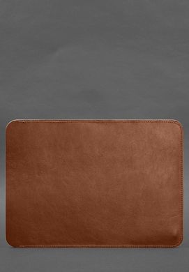 Шкіряний чохол для MacBook Air 15-inch (2023) Світло-коричневий, Коричневий, натуральна шкіра Краст