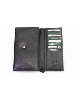 Гаманець жіночий шкіряний гаманець Italian fabric bags 7084 black