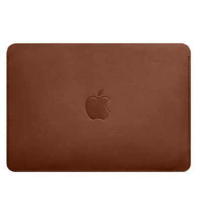 Шкіряний чохол для MacBook Air 15-inch (2023) Світло-коричневий, Коричневий, натуральна шкіра Краст
