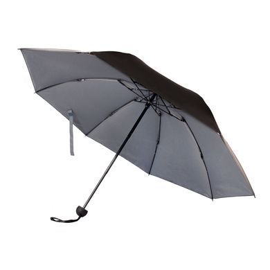 Парасолька жіноча механічна Fulton L930 Mini Invertor-1 UV Black (Чорний)