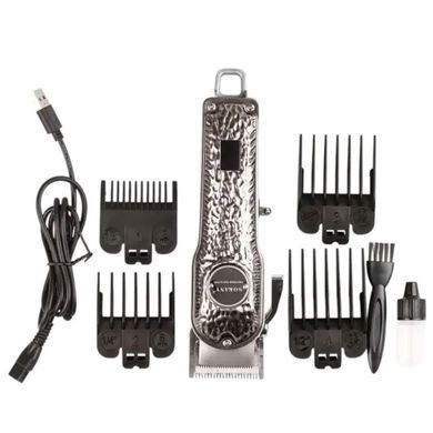 Машинка для стрижки Sokany SK-LF-9976 акумуляторна з 4 насадками та USB золото