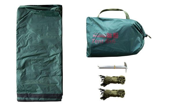 Тент Tramp Tent 6 х 6 green UTRT-103, Зелений