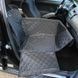 Автогамак Трансформер для Собак Elegant Black 1/3 заднего сиденья 45х145см