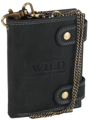 Гаманець чоловічий шкіряний Always Wild N2901-BIC-8946 чорний