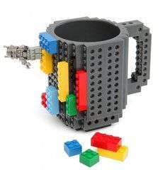 Кружка Lego брендовая 350мл Gray