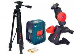Лазерный нивелир Bosch GLL 2 + MM 2 + BT 150