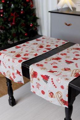 Новогодняя дорожка на стол NOEL 40х136 см