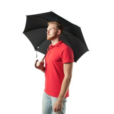 Парасолька-тростина механічна Fulton Kensington-1 L776 Black (Чорний)