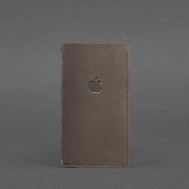 Кожаный чехол для iPhone 12 Темно-бежевый