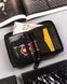 Кошелек мужской кожаный Peterson PTN 340.03 BLACK+YELLOW черный