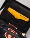 Кошелек мужской кожаный Peterson PTN 340.03 BLACK+YELLOW черный