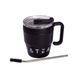 Термокружка Coffee & Tea с трубочкой черная HP-14-23B