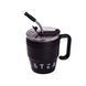Термокружка Coffee & Tea с трубочкой черная HP-14-23B