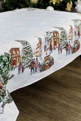 Скатертина гобеленова VILLAGE 350х135 см, 350, Новий Рік