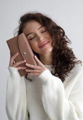 Кожаный кошелек Smart Wallet карамель краст