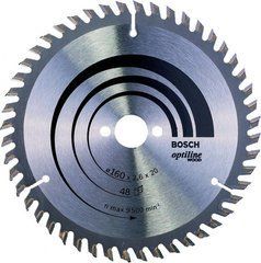 Пильний диск по дереву Bosch Optiline Wood 160 мм 48 зубів (2608640732)