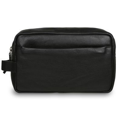 Несессер мужской кожаный (косметичка мужская) Ashwood M59 BLACK черный