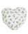 Диванная подушка сердце Lilac Rose с кружевом 35х35см