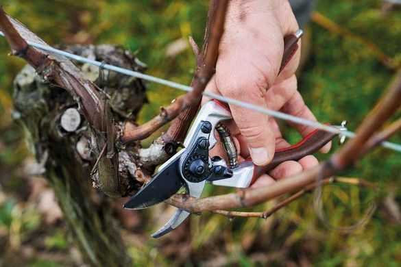 Секатор Felco 8 ELITE з шкіряними ручками та тефлоновим покриттям лез
