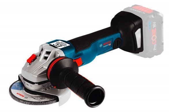 Угловая шлифмашина Bosch GWS 18V-10 C + 2 акб 5 Ah + ЗУ GAL 1880 CV + L-Boxx 136 (06019G310D)