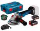 Угловая шлифмашина Bosch GWS 18V-10 SC 2х5Ah +GAL 1880 CV + L-Boxx 136 (06019G340D)