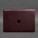 Кожаный чехол для MacBook 14 дюймов Бордовый Crazy Horse