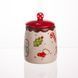 Банка для сыпучих продуктов с крышкой из фарфора 9&times;13 (см) Merry Christmas CR-1-42