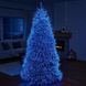 Новогодняя гирлянда комнатная роса Хвойная лапа 50 м 1500 LED зеленый провод Синее сияние D1500L50MGBL
