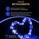 Гірлянда роса на пульті 200 метрів на 2000 led світлодіодів крапля на зеленому дроті синя 2000L200MGBL
