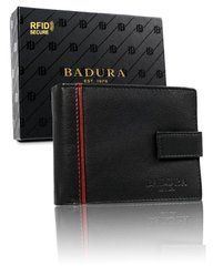 Кошелек мужской кожаный Badura B-N30257-CAW Black
